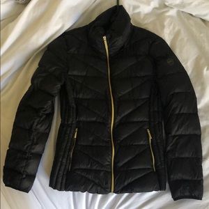 Michael Kors Packable Down Puffer Coat - Black